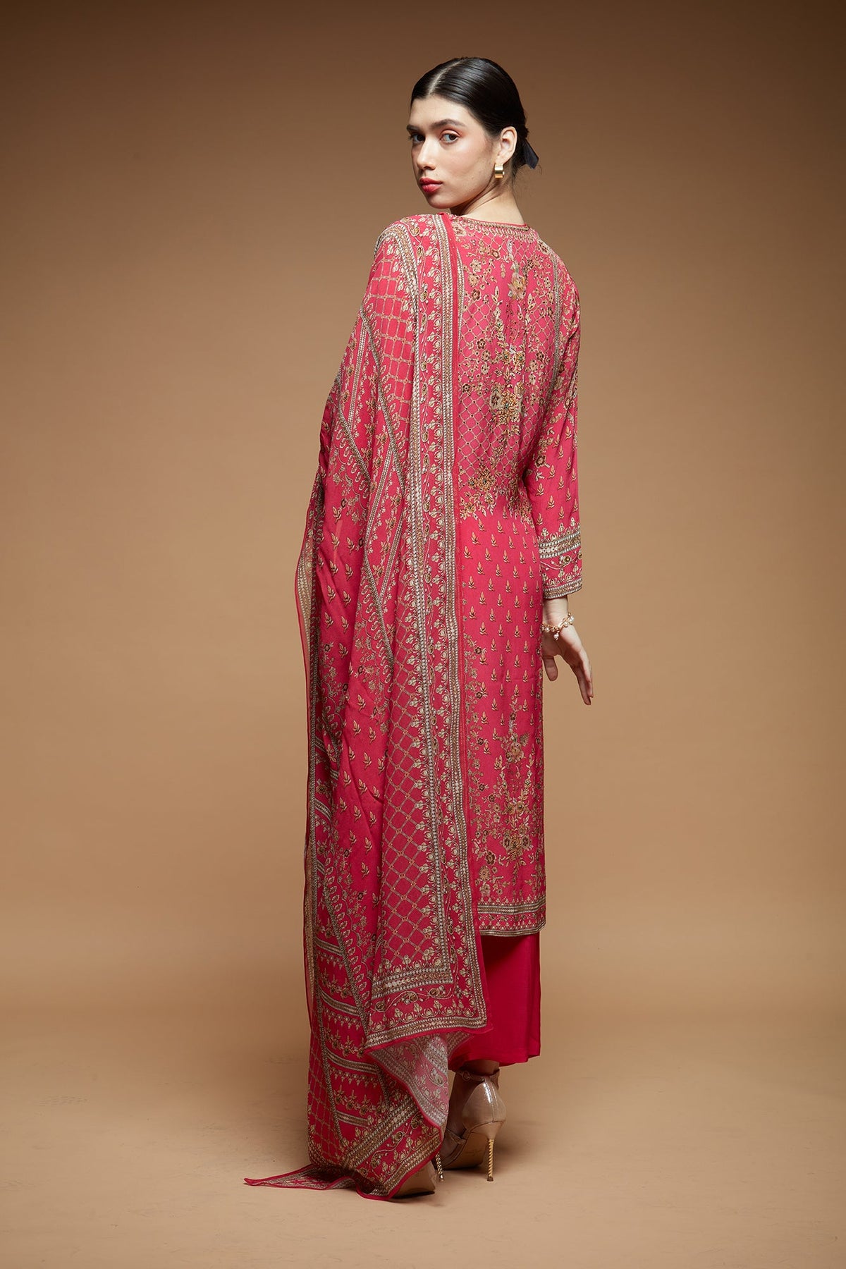 Fuchsia Kurta Suit Set