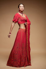 Red Color Lehenga