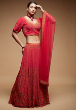 Red Color Lehenga