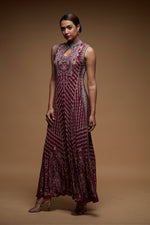 Wine Color Gown