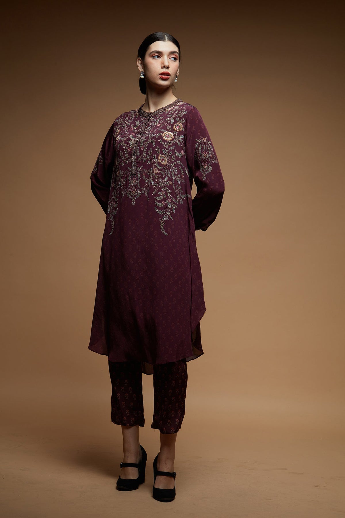 Wine Color Co-ordSet