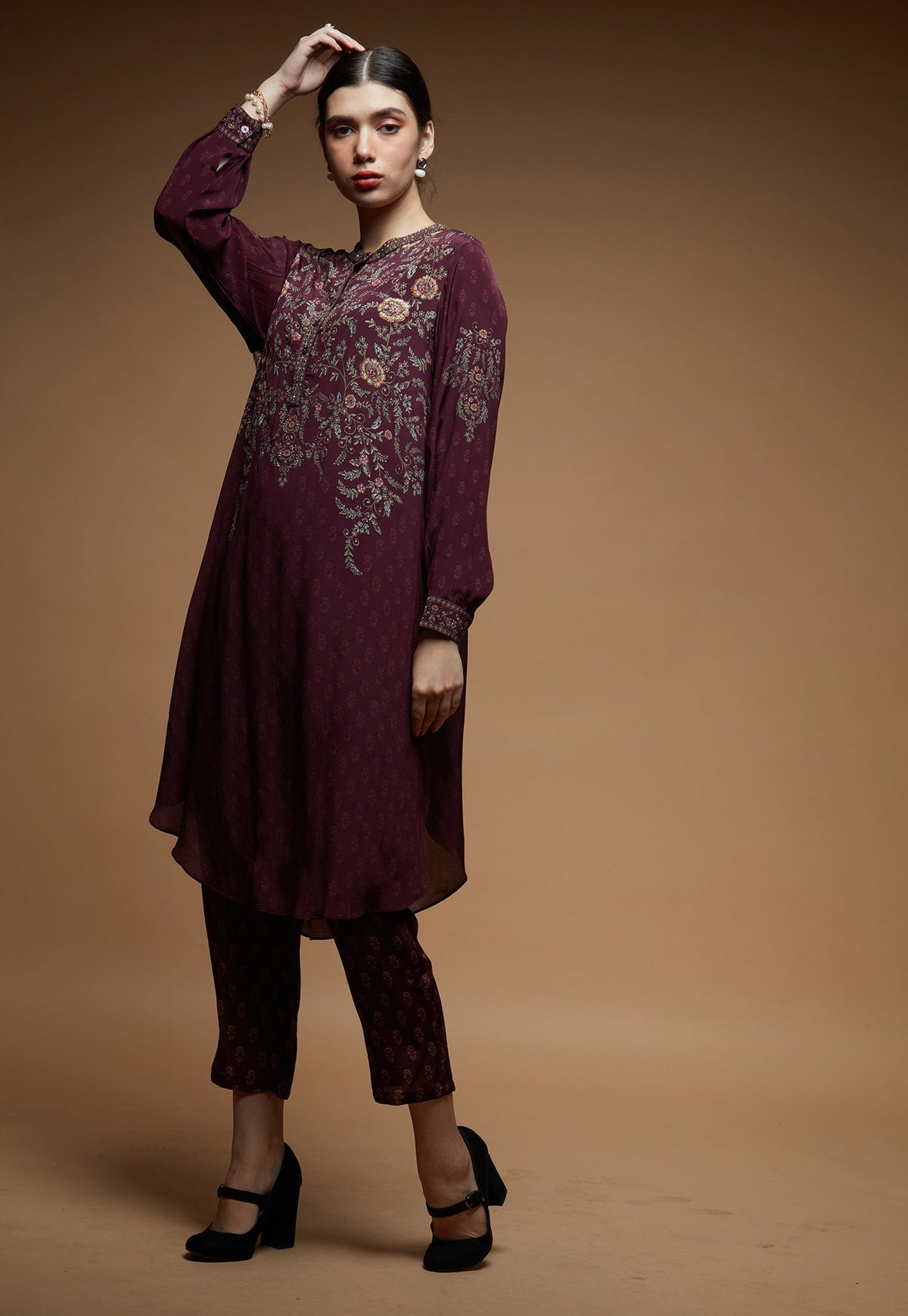 Wine Color Co-ordSet