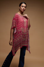 Fuchsia Color Short Farasha
