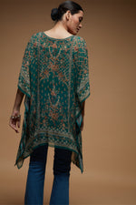 Teal Color Short Farasha