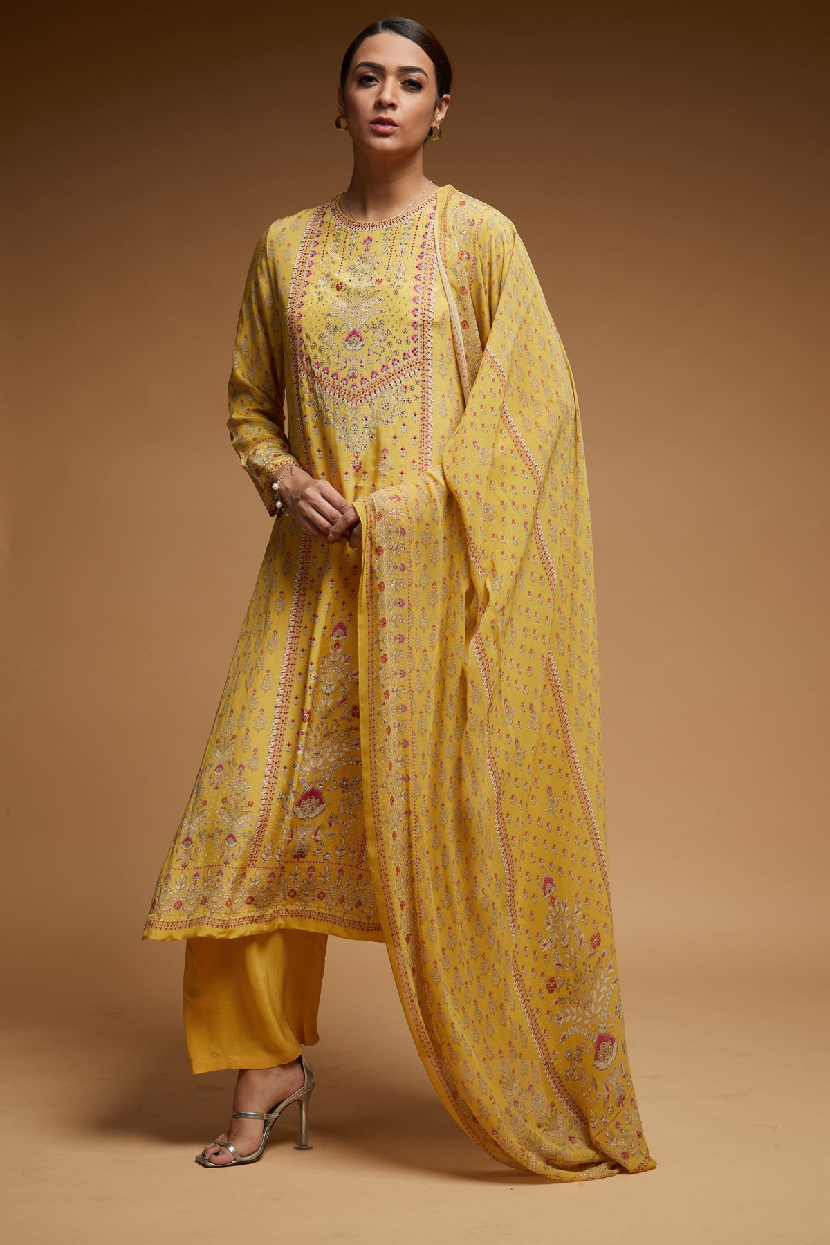 Yellow Color Suit Set