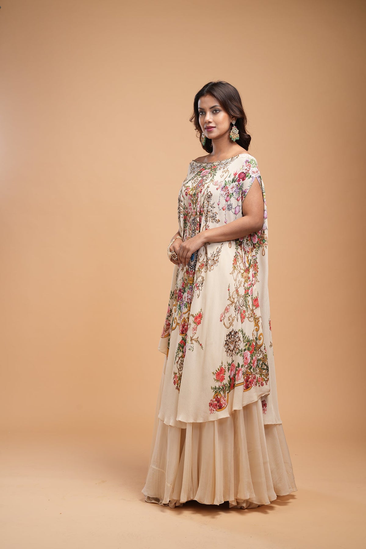 Beige Color Lehenga