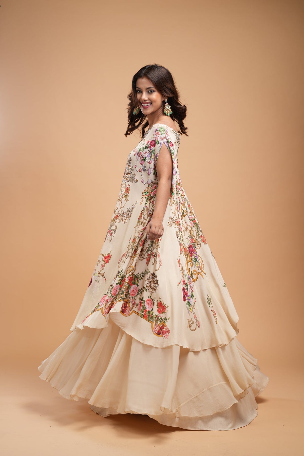 Beige Color Lehenga