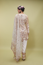 Ivory Kurta With Pants