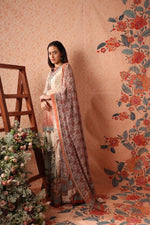 Vintage floral sharara set