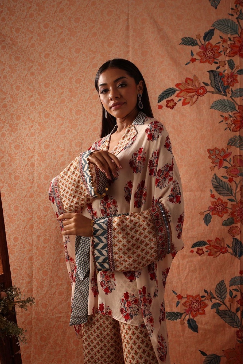 Cape jacket with pant