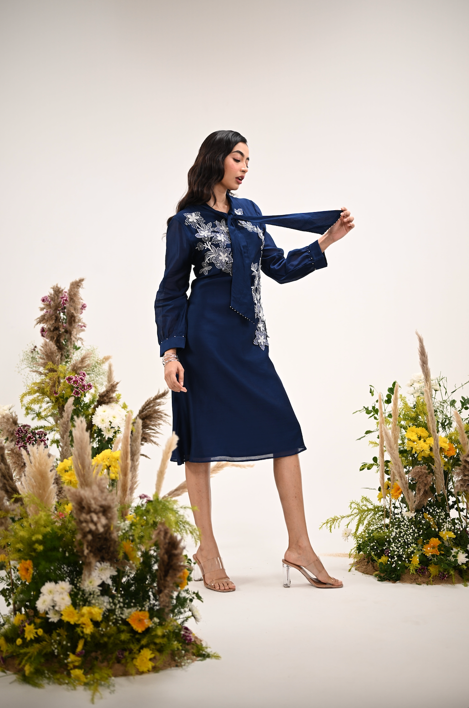 Navy Monochrome Muse dress