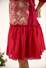 Rosy Ruffle Dress