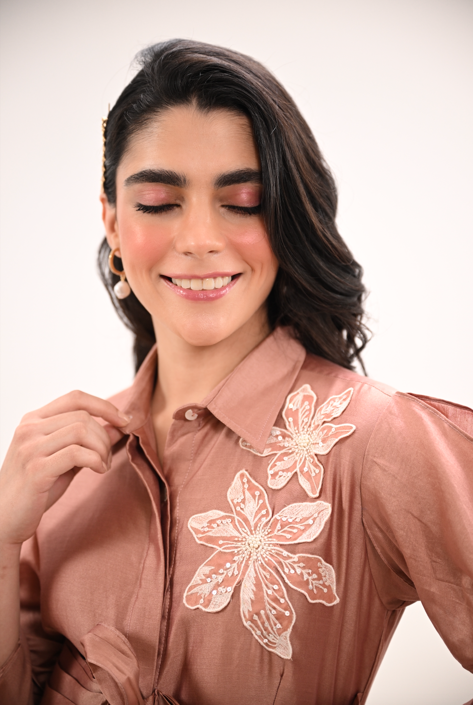 Draped Bow Coord Set