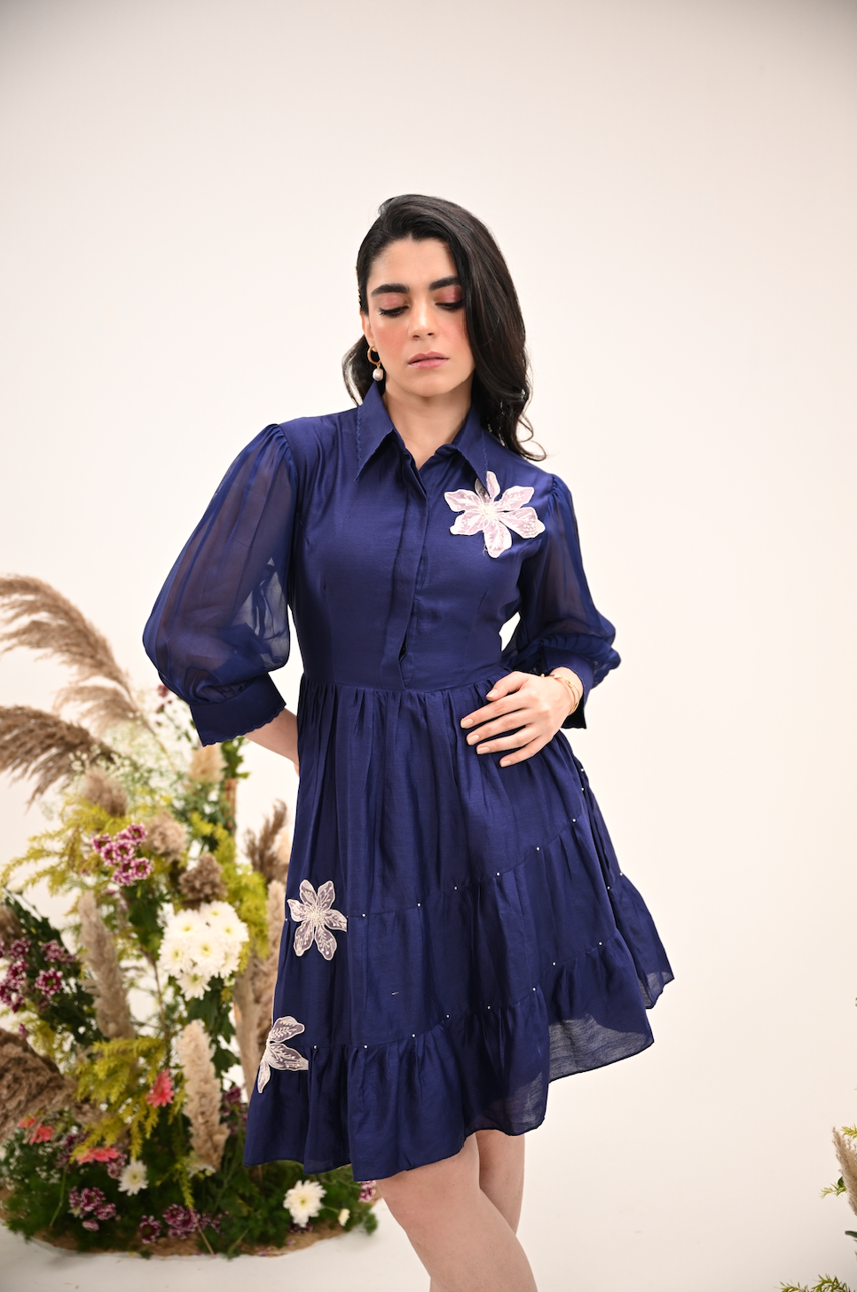 Navy Blue Rosa Dress