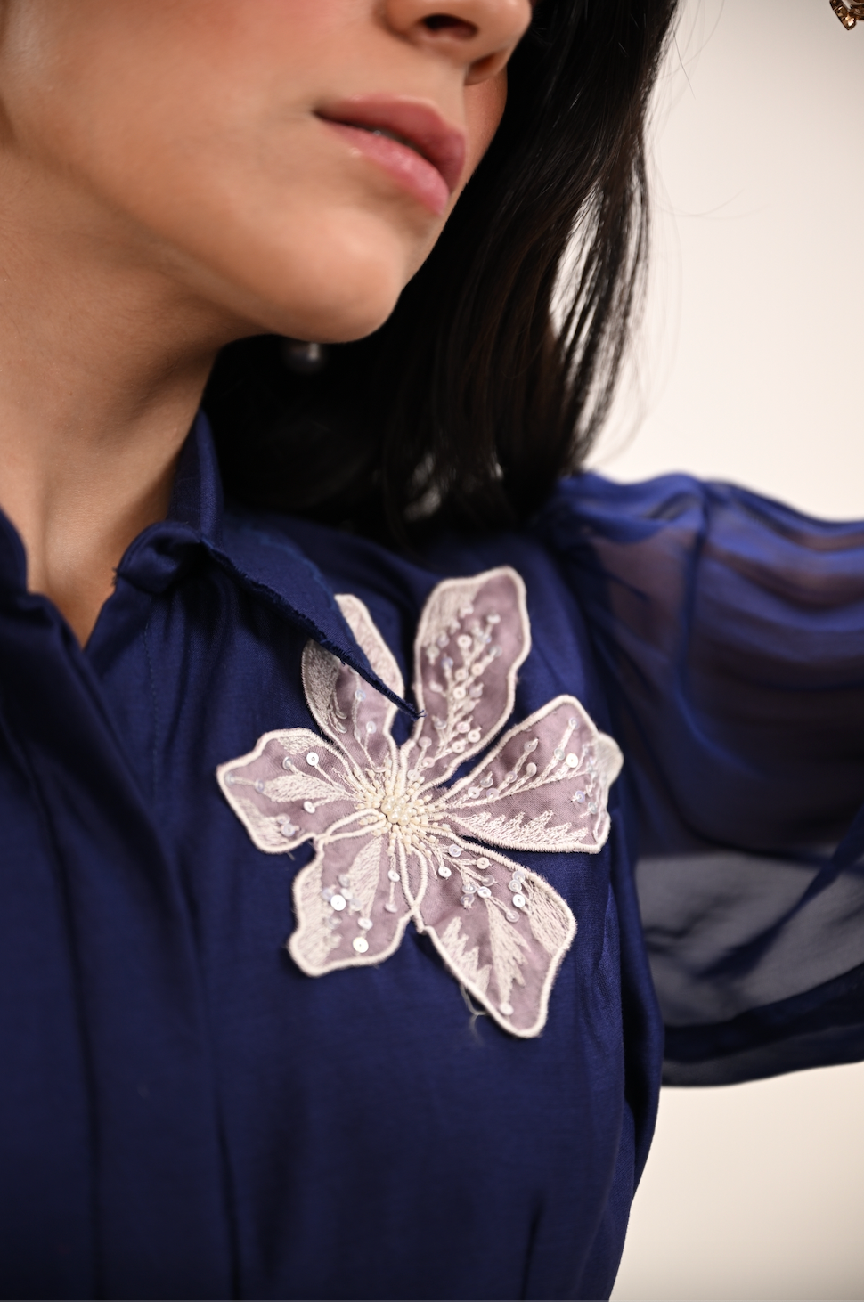 Navy Blue Rosa Dress