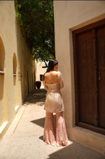 SALMON PINK PARISAA KALIDAR SHARARA