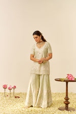 SAMEEHA - SHORT KURTA WITH SHARARA