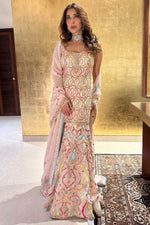 Sophie Chowdhary In Pink Kurta And Sharara Set